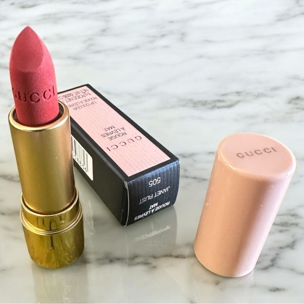 Gucci Rouge à Lèvres Mat Lipstick - Janet Rust 505 Gucci Rouge à Lèvres Lipstick - Picture 5 of 17